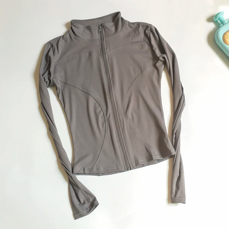 Peak Chic Long Sleeve Active Zip-Up 