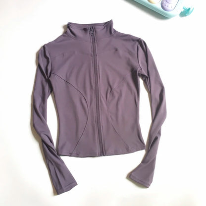 Peak Chic Long Sleeve Active Zip-Up 