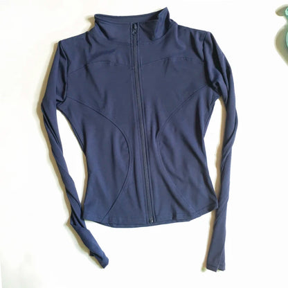 Peak Chic Long Sleeve Active Zip-Up 