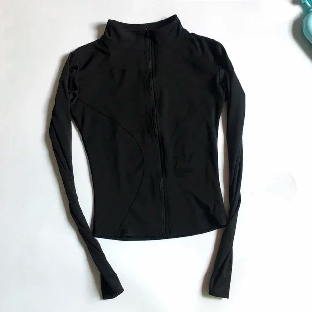 Peak Chic Long Sleeve Active Zip-Up 